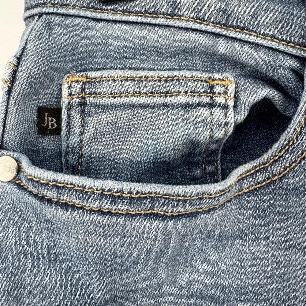 Judy Blue Straight Fit Jean Light/Medium Wash Denim Women 13/31 Boot Cut Stretch